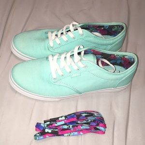 Mint green vans